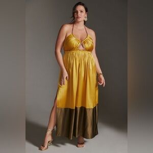 Anthropology Silk Dress